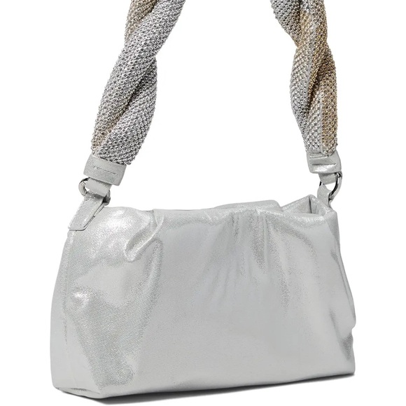 Nina Becca-B Shoulder Bag in Silver NWT - Picture 14 of 15